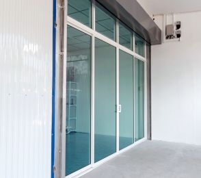 Commercial sliding door repair service in Livermore CO